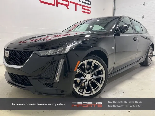 Black 2023 Cadillac CT5 Sport for sale in Fishers, IN