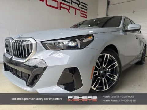 Gray 2024 BMW 5 Series 540i xDrive for sale in Fishers, IN