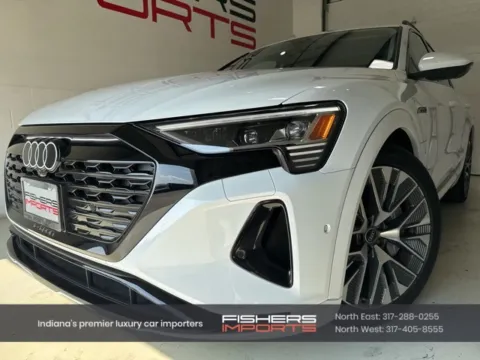 White 2024 Audi Q8 e-tron Prestige for sale in Fishers, IN