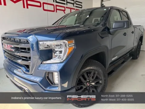 Blue 2021 GMC Sierra 1500 Elevation for sale in Fishers, IN