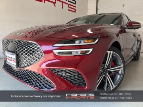 Red 2024 Genesis G70 3.3T Sport Advanced for sale in Fishers, IN
