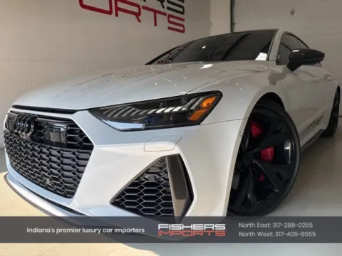 White 2021 Audi RS 7 4.0T for sale in Fishers, IN