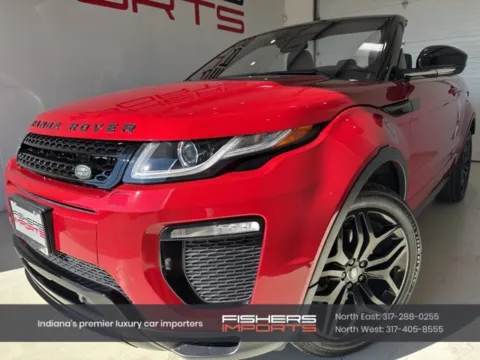 Red 2018 Land Rover Range Rover Evoque SE for sale in Fishers, IN