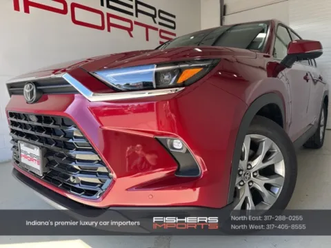 Red 2025 Toyota Grand Highlander Hybrid LE for sale in Fishers, IN