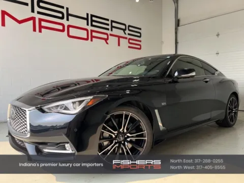 Black 2018 INFINITI Q60 3.0t SPORT for sale in Fishers, IN