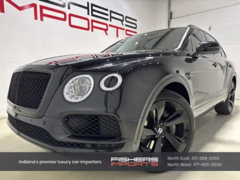 Black 2019 Bentley Bentayga V8 for sale in Fishers, IN