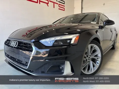 Black 2022 Audi A5 Sportback Premium Plus for sale in Fishers, IN