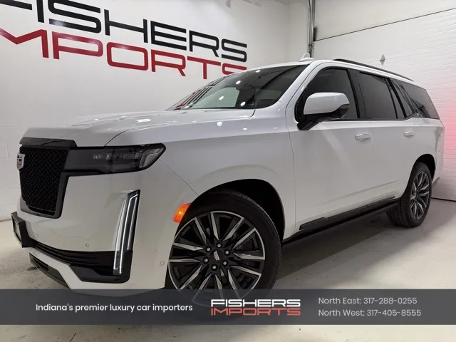 White 2021 Cadillac Escalade Sport for sale in Fishers, IN