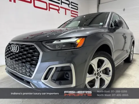Gray 2021 Audi Q5 Sportback 45 Premium Plus for sale in Fishers, IN