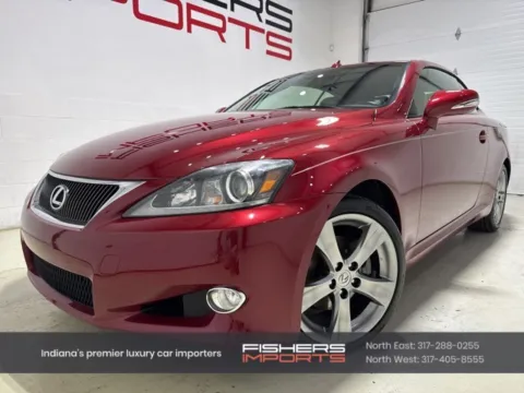Red 2012 Lexus IS 250 C for sale in Fishers, IN