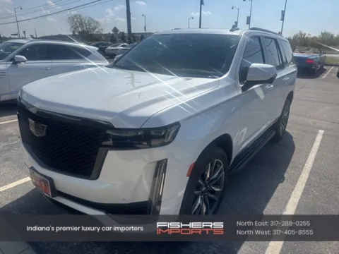White 2021 Cadillac Escalade Sport for sale in Fishers, IN
