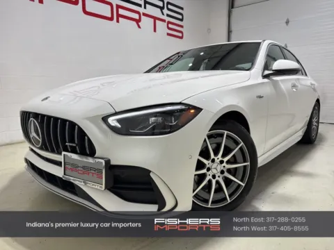 White 2023 Mercedes-Benz C-Class C 43 AMG for sale in Fishers, IN