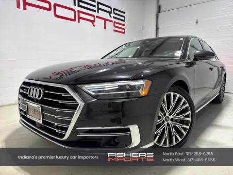 Black 2021 Audi A8 L 55 for sale in Fishers, IN