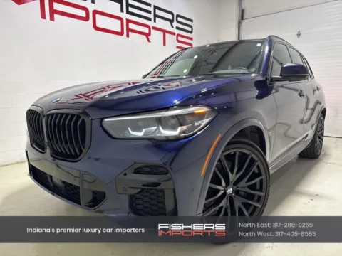 Blue 2022 BMW X5 xDrive40i for sale in Fishers, IN