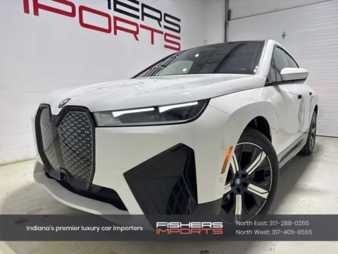 White 2024 BMW iX xDrive50 for sale in Fishers, IN