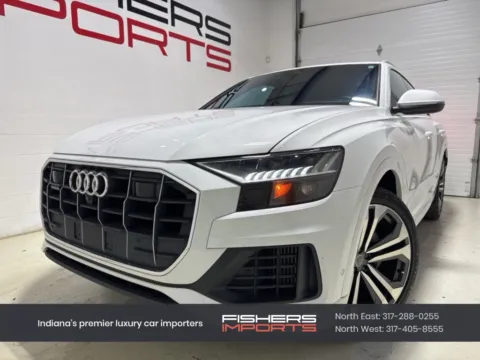 White 2019 Audi Q8 3.0T Prestige for sale in Fishers, IN