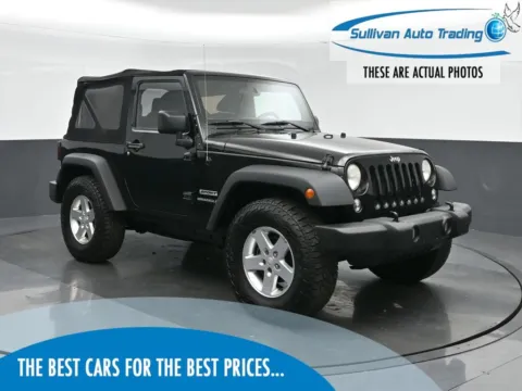 Black 2015 Jeep Wrangler Sport for sale in Fredericksburg, VA