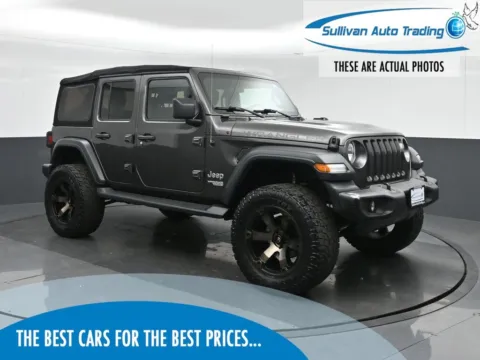 Gray 2018 Jeep Wrangler Unlimited Sport S for sale in Fredericksburg, VA