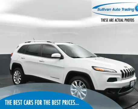 White 2015 Jeep Cherokee Limited for sale in Fredericksburg, VA