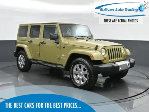 Green 2013 Jeep Wrangler Unlimited Sahara for sale in Fredericksburg, VA