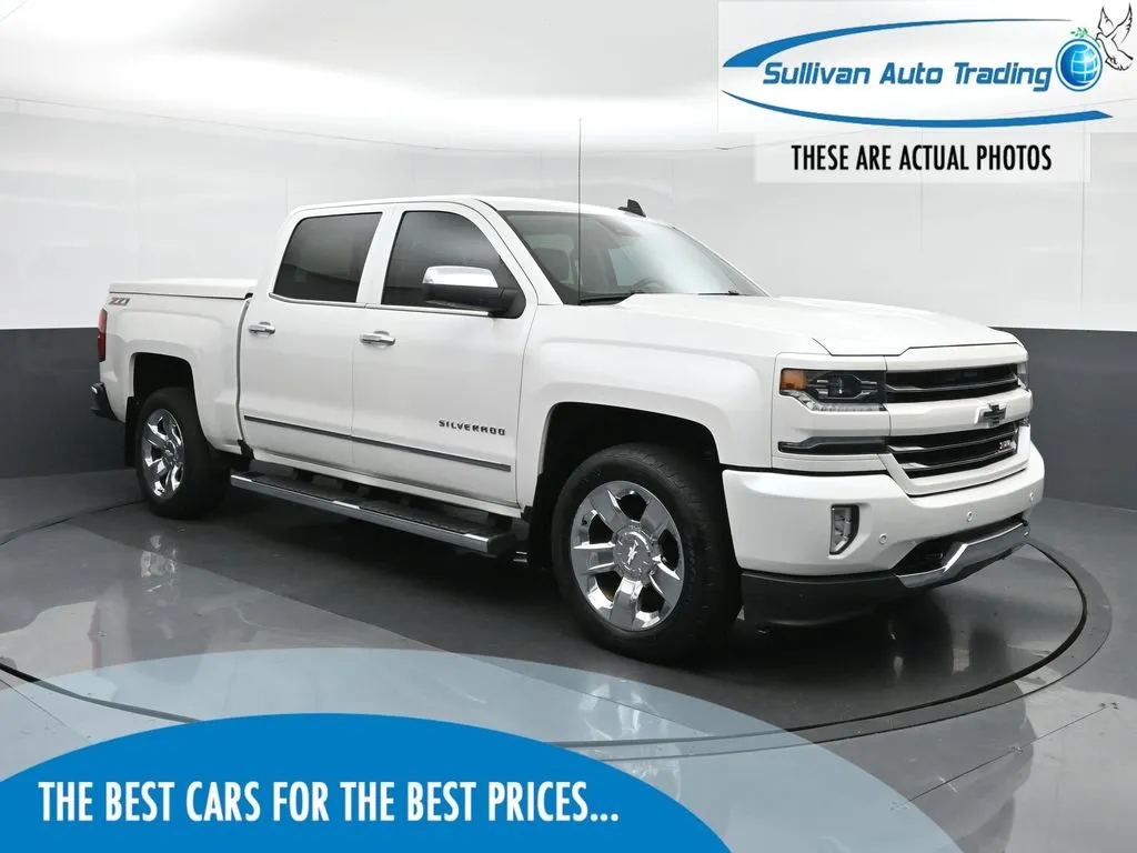 White 2017 Chevrolet Silverado 1500 LTZ for sale in Fredericksburg, VA