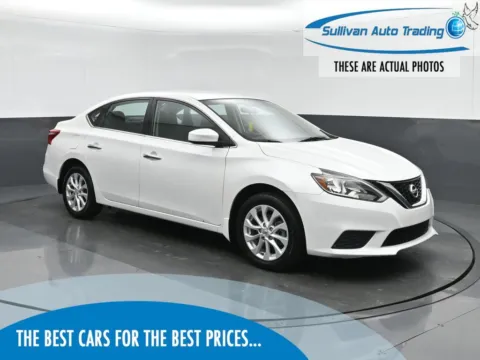 White 2018 Nissan Sentra SV for sale in Fredericksburg, VA