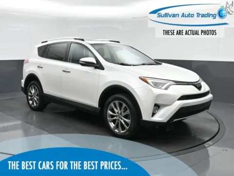White 2016 Toyota RAV4 Limited for sale in Fredericksburg, VA