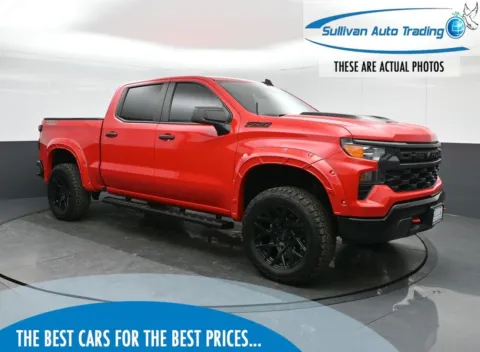 Red 2023 Chevrolet Silverado 1500 Custom Trail Boss for sale in Fredericksburg, VA