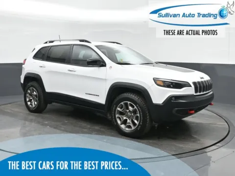 White 2022 Jeep Cherokee Trailhawk for sale in Fredericksburg, VA