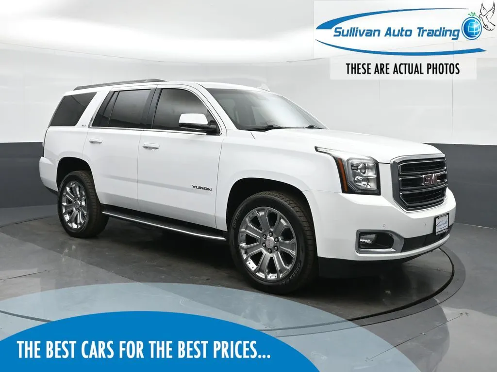 White 2019 GMC Yukon SLT for sale in Fredericksburg, VA