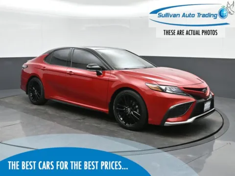 Red 2021 Toyota Camry XSE for sale in Fredericksburg, VA