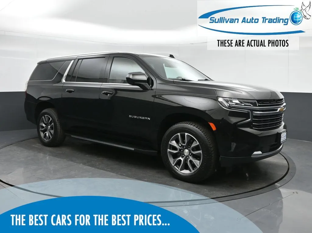 Black 2021 Chevrolet Suburban LT for sale in Fredericksburg, VA