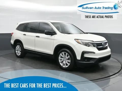 White 2019 Honda Pilot LX for sale in Fredericksburg, VA