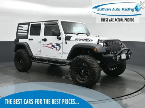 White 2016 Jeep Wrangler Unlimited Willys for sale in Fredericksburg, VA