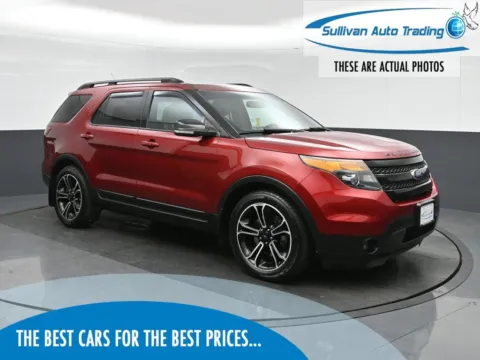 Red 2015 Ford Explorer Sport for sale in Fredericksburg, VA