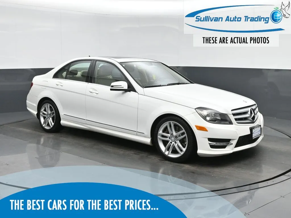 White 2013 Mercedes-Benz C-Class C 300 for sale in Norfolk, VA