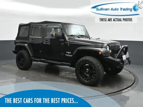 Black 2017 Jeep Wrangler Unlimited Sahara for sale in Fredericksburg, VA