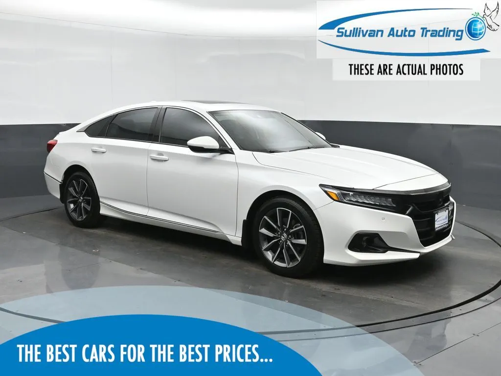 White 2022 Honda Accord EX-L for sale in Fredericksburg, VA