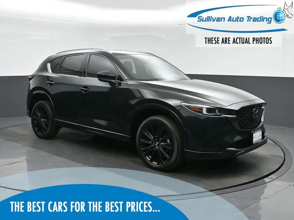 Black 2022 Mazda CX-5 2.5 Turbo for sale in Fredericksburg, VA