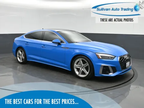 Blue 2021 Audi A5 Sportback 45 S line Premium Plus for sale in Fredericksburg, VA
