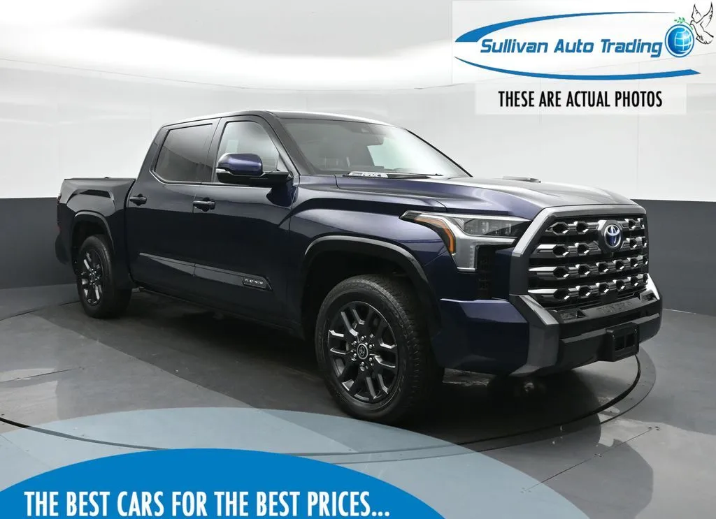 Blue 2023 Toyota Tundra Hybrid Platinum for sale in Fredericksburg, VA