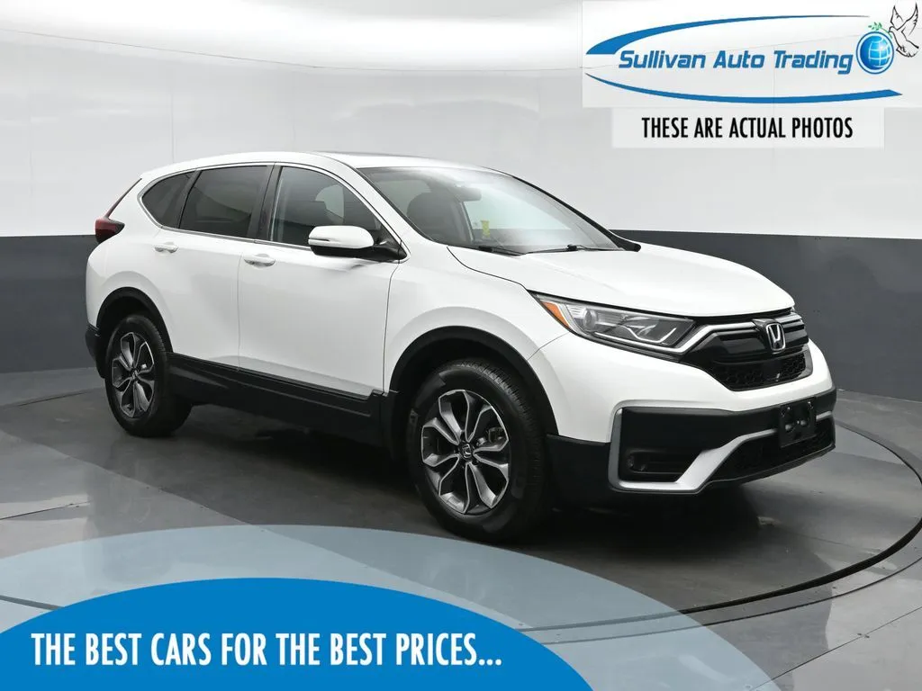 White 2021 Honda CR-V EX-L for sale in Fredericksburg, VA