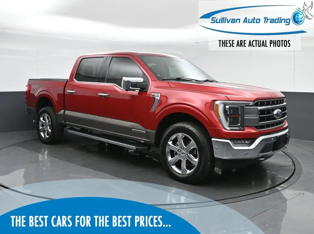 Red 2021 Ford F-150 Lariat for sale in Fredericksburg, VA