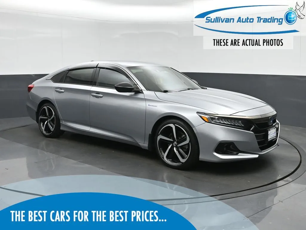 Silver 2022 Honda Accord Hybrid Sport for sale in Fredericksburg, VA