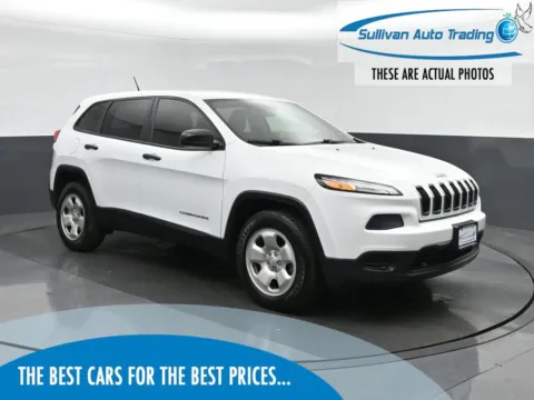 White 2017 Jeep Cherokee Sport for sale in Fredericksburg, VA