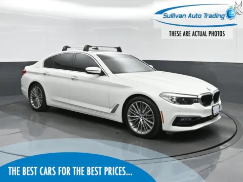 White 2018 BMW 5 Series 540i xDrive for sale in Fredericksburg, VA