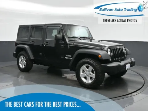 Black 2017 Jeep Wrangler Unlimited Sport for sale in Fredericksburg, VA