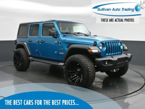 Blue 2020 Jeep Wrangler Unlimited Sport S for sale in Fredericksburg, VA
