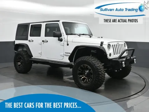 White 2017 Jeep Wrangler Unlimited Sport for sale in Fredericksburg, VA