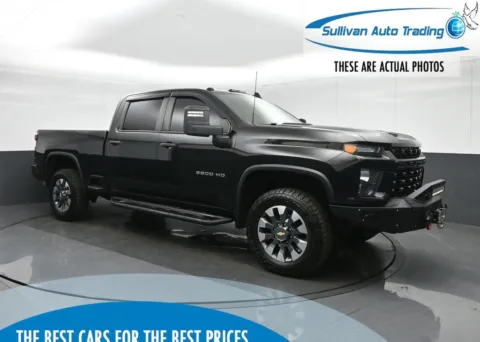 Black 2021 Chevrolet Silverado 2500HD Custom for sale in Fredericksburg, VA